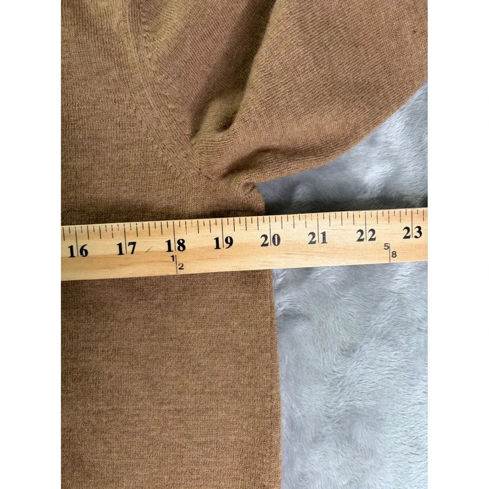 Banana Republic 100% Turtleneck Sweater Mens L Brown Long Sleeve Classic Fit